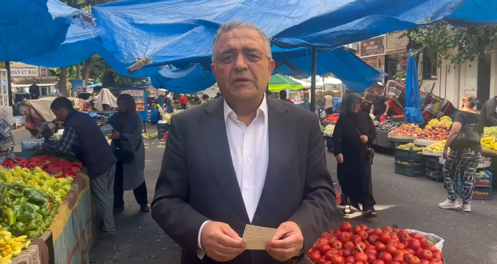 Milletvekili Sezgin Tanrıkulu Diyarbakır Pazarında Ekonomik Göstergeleri ve Alım Gücünü Değerlendirdi