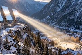 Norveç'in Güneş Almayan Rjukan Kasabası Dev Aynalarla Aydınlatılıyor