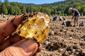 ABD'deki Crater of Diamonds Parkında Ziyaretçiler Kendi Buldukları Elmaslara Sahip Oluyor