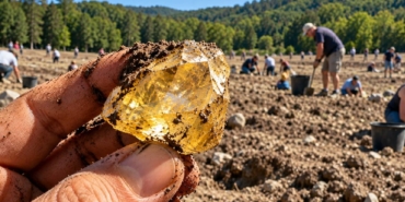 ABD'deki Crater of Diamonds Parkında Ziyaretçiler Kendi Buldukları Elmaslara Sahip Oluyor